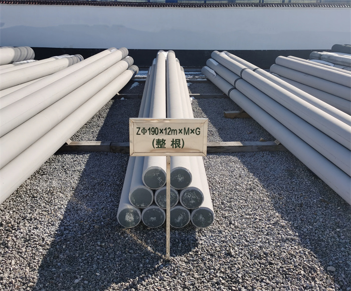 礼泉190×12米钢筋混凝土水泥电线杆